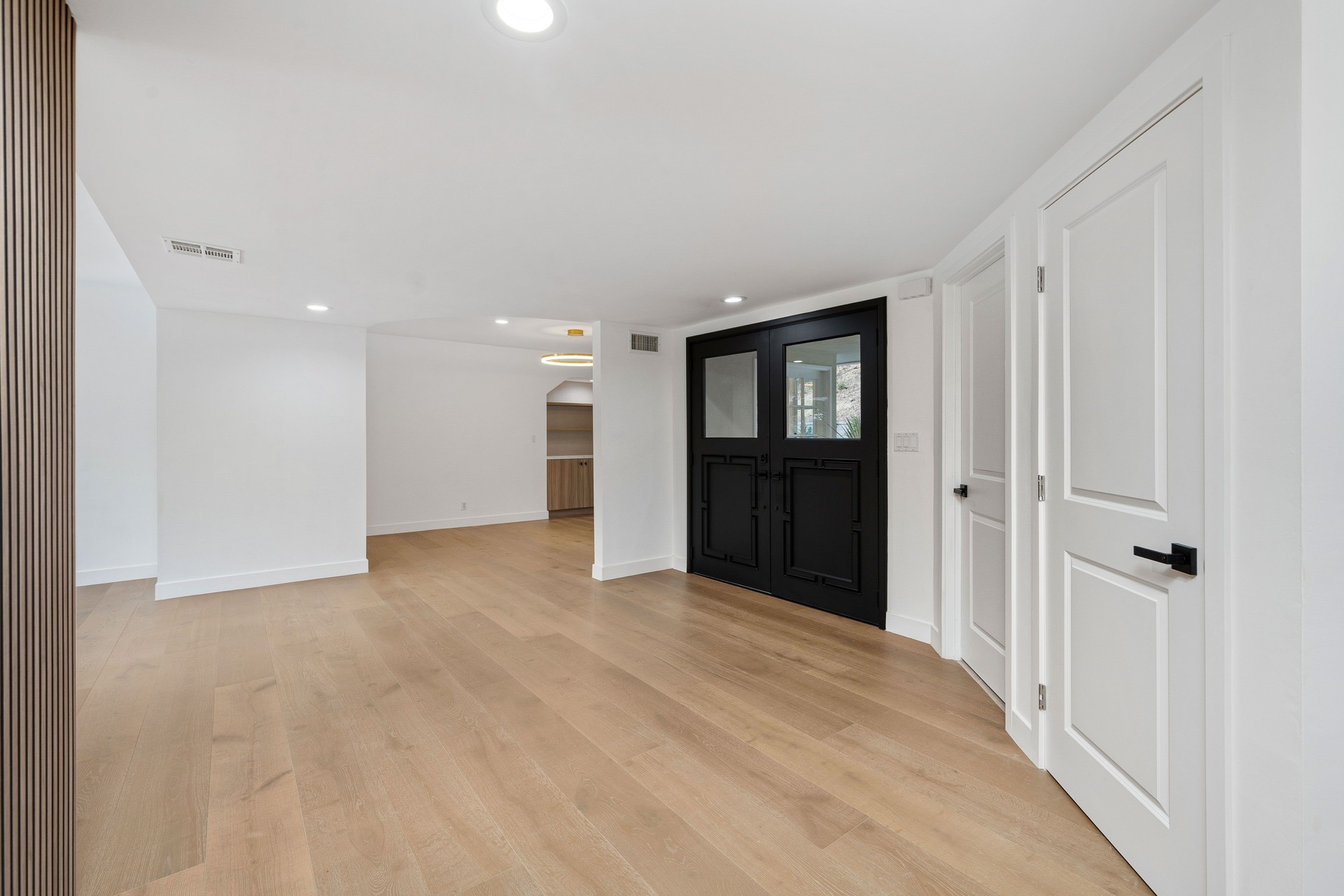 Remodeled home in Los Angeles, with empty rooms