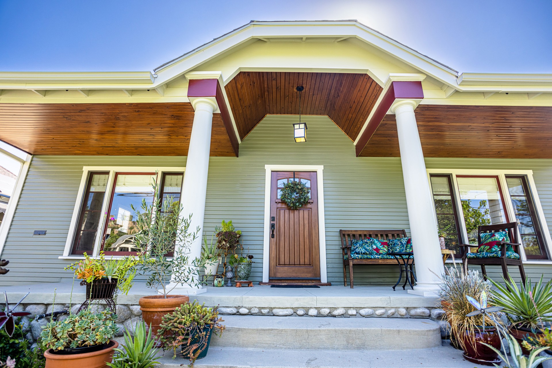 Freshly Painted Craftsman Bungalow House
